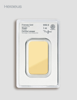 1 Unze Goldbarren