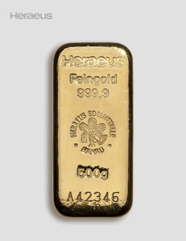 500g Goldbarren