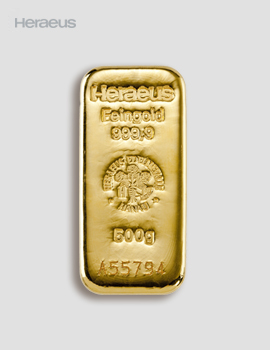 500g Goldbarren