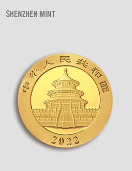 30g Gold China Panda