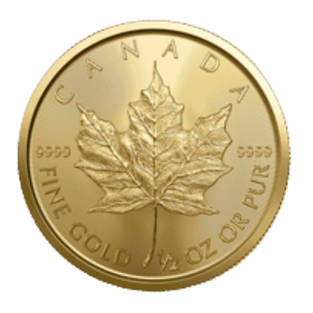 1/2 Unze Gold Maple Leaf – Royal Canadian Mint