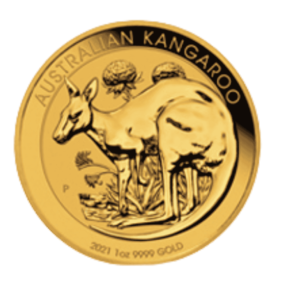 1 Unze Gold Nugget Känguru – Perth Mint